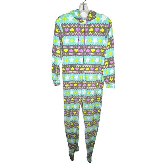 PJ Couture Footed Hoody Pajamas - Picture 1 of 7